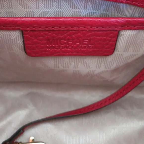 Michael Kors Selby Medium Zip-top Satchel (Red) - Picture 5 of 6
